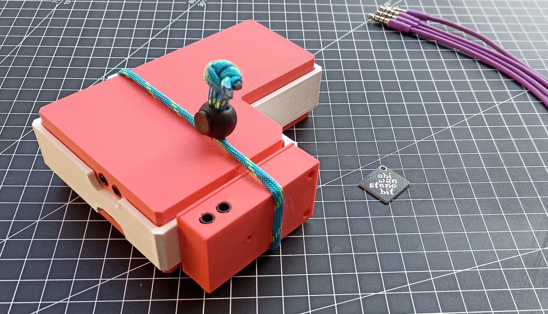 Case & Holder ObiWanStenobit (in 3D) cho bàn phím stenography split - Image 3