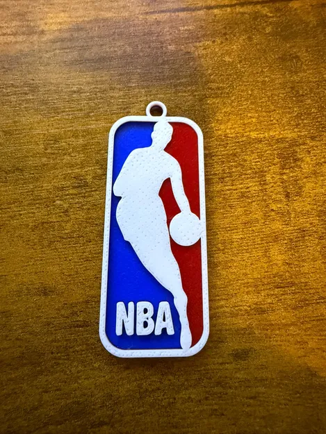 Móc khóa logo NBA (NBA Logo keychain) - Image 1