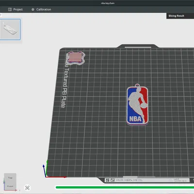 Móc khóa logo NBA (NBA Logo keychain)