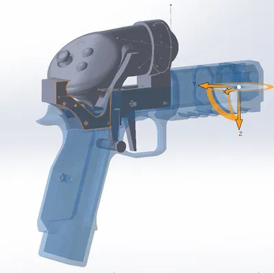 BETA / Gun Fire Unit cho Meta Quest 3 / tương thích ACE XR handset