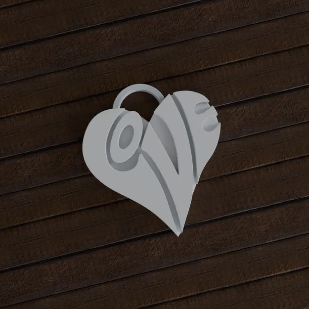 Móc Khóa Trái Tim Tình Yêu (Love Heart Keychain) - Image 2