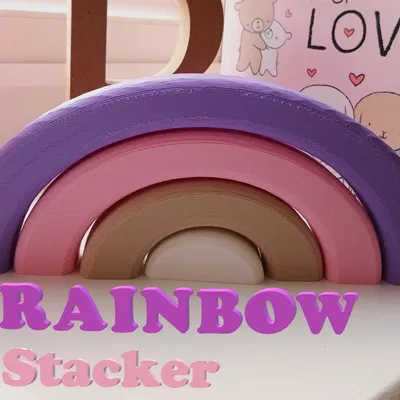 Rainbow Stacker – Bộ xếp cầu vồng trang trí