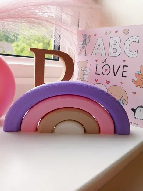 Rainbow Stacker – Bộ xếp cầu vồng trang trí - Image 2