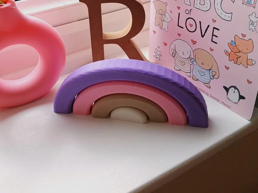 Rainbow Stacker – Bộ xếp cầu vồng trang trí - Image 8