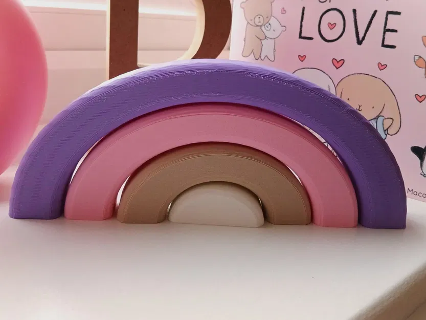 Rainbow Stacker – Bộ xếp cầu vồng trang trí - Image 9