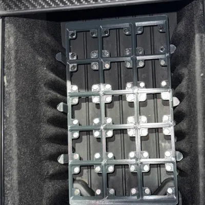 Adapter Gridfinity cho console Tesla Model S/X (5x3)