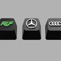 Keycaps “Car Brand” – Bộ keycap logo hãng xe - Thumbnail 1