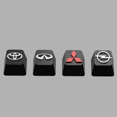 Keycaps “Car Brand” – Bộ keycap logo hãng xe