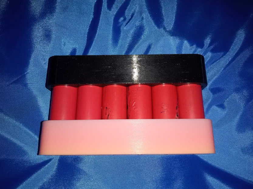 Jig giữ cell 18650 – 6 cell (rãnh tab 8mm) - Image 1