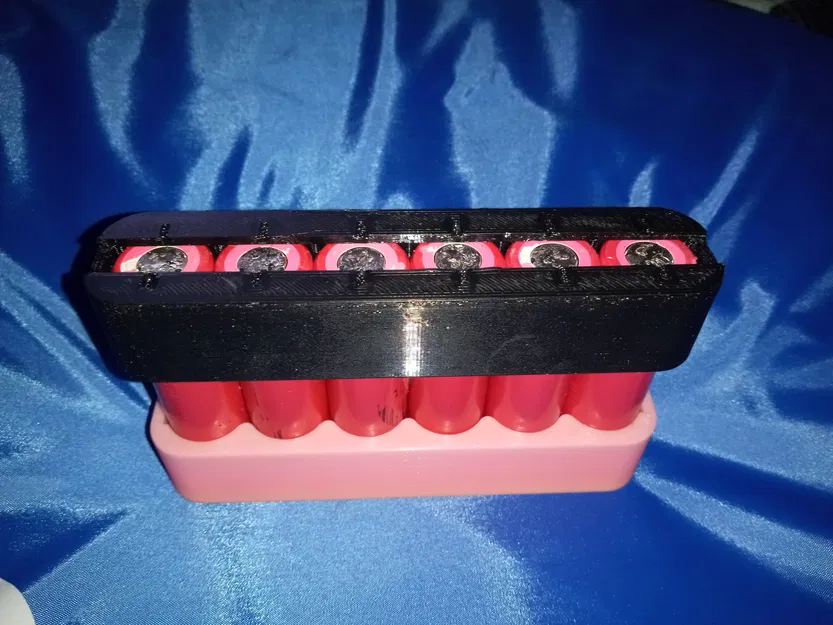 Jig giữ cell 18650 – 6 cell (rãnh tab 8mm) - Image 2