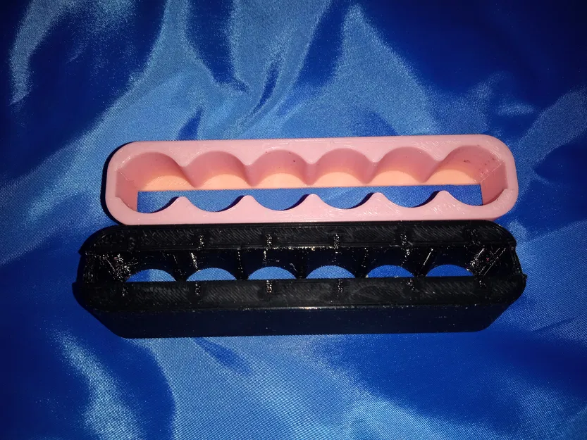 Jig giữ cell 18650 – 6 cell (rãnh tab 8mm) - Image 3