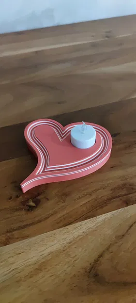 Trang trí trái tim cho nến tea light phong cách Valentine - Image 3