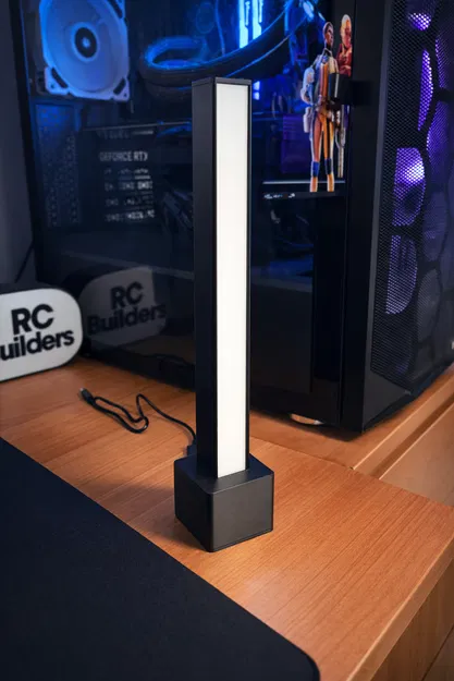 Đèn bàn Cubic RGB LED tối giản (snap-fit, không cần ốc/keo) - Image 2