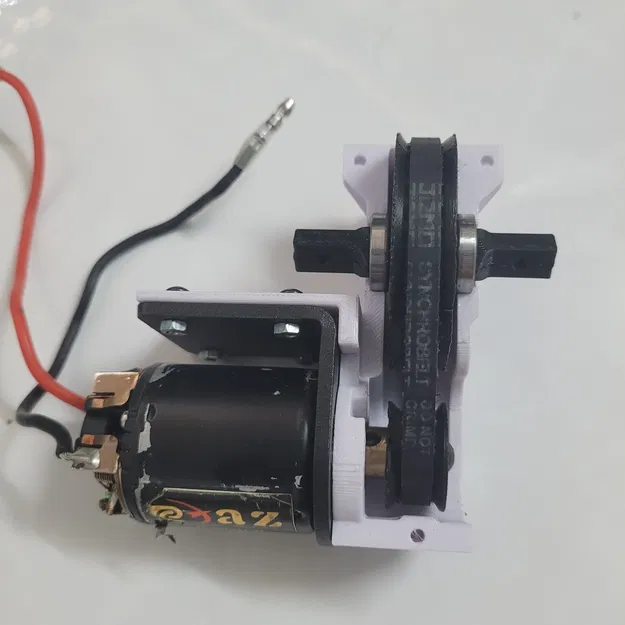 Ngàm kim loại gắn motor 540/550/3650 cho belt mod Dukedoks Cramer Truggy 4x4 - Image 1