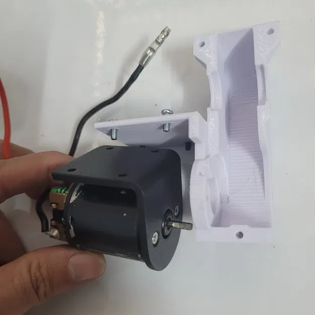 Ngàm kim loại gắn motor 540/550/3650 cho belt mod Dukedoks Cramer Truggy 4x4 - Image 4