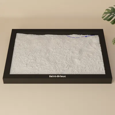 Saint-Brieuc, France - Bản thu nhỏ 3D