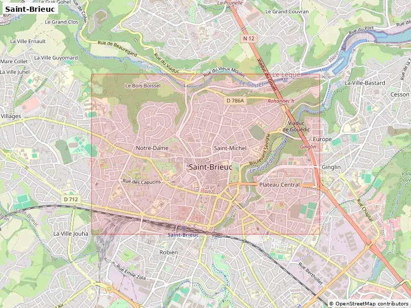 Saint-Brieuc, France - Bản thu nhỏ 3D - Image 8