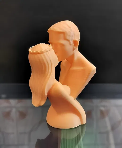 Nụ Hôn Vĩnh Cửu - Tượng Điêu Khắc Tối Giản - Image 2