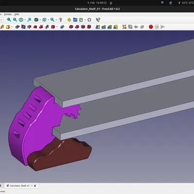 Kệ máy tính (Calculator Shelf)
