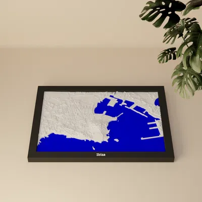 Ibiza, Tây Ban Nha - Mô hình thu nhỏ 3D