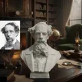 Charles John Huffam Dickens – Tượng bán thân - Thumbnail 1