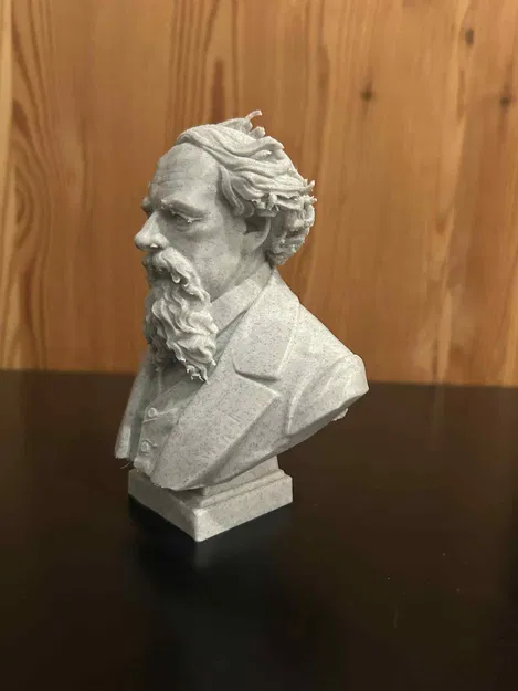 Charles John Huffam Dickens – Tượng bán thân - Image 2