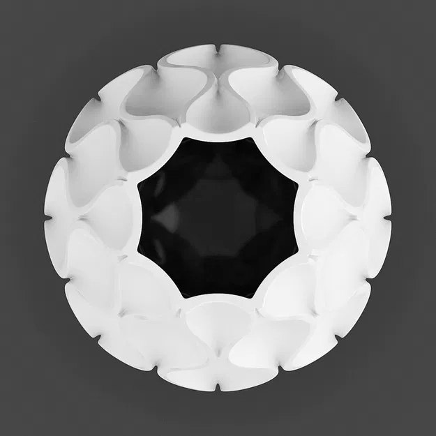 Sequence Vase 02 – Bình Hoa Hiện Đại Sẵn Sàng In 3D - Image 2