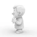 Mô hình in 3D Cartoon Dentist 3D Printable - Thumbnail 1
