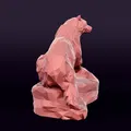 Tượng Gấu Polygonal (Low Poly) – Mẫu 3D Sẵn Sàng In - Thumbnail 2
