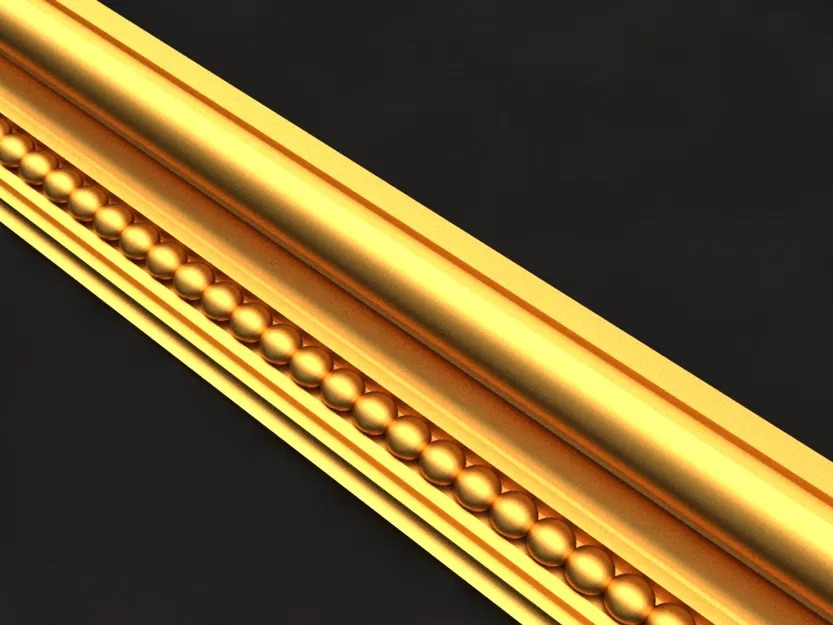Cornice_9Bgt4 – Mẫu 3D khuôn phào/chỉ Cornice sẵn sàng 3D print - Image 4