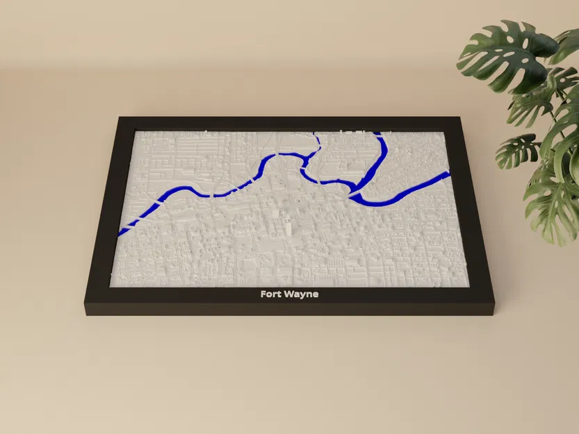 Fort Wayne, Hoa Kỳ - Mô hình thu nhỏ 3D - Image 2