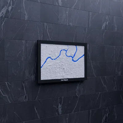 Fort Wayne, Hoa Kỳ - Mô hình thu nhỏ 3D