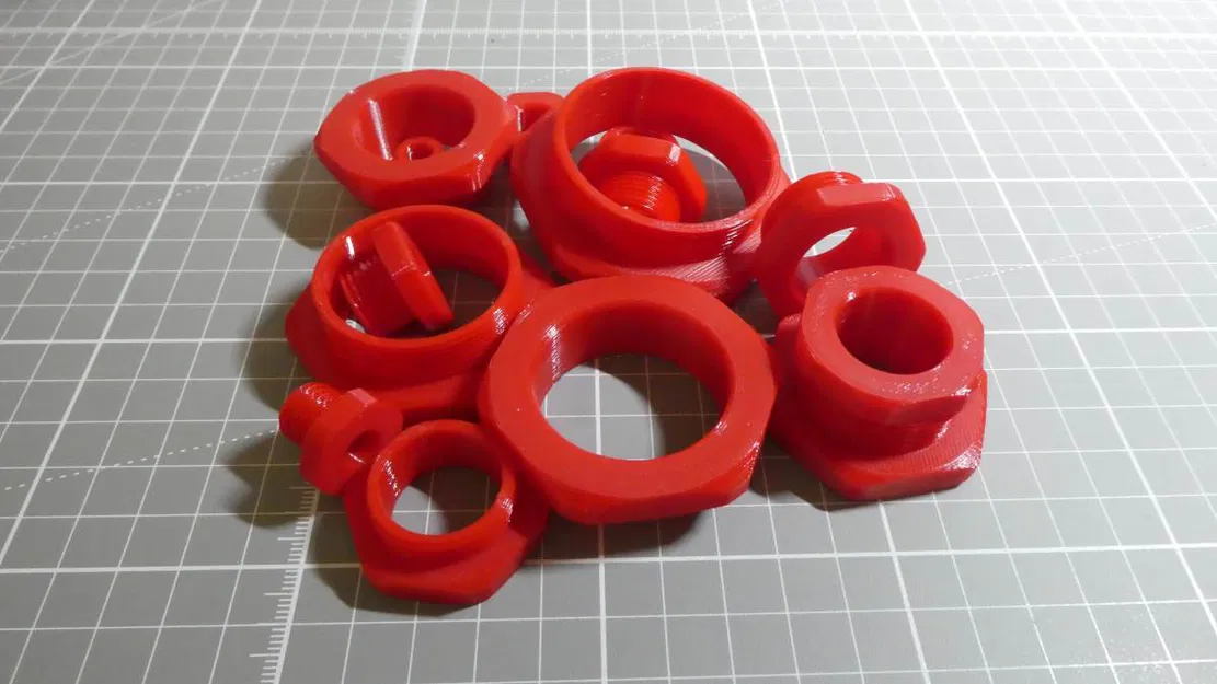 Đai ốc hãm (Locknuts), nút bịt (Blanking Plugs), bushing và washers - Image 5