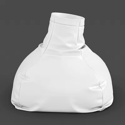 Leather Vase 05 – Bình hoa thấp vân da (3D print ready)