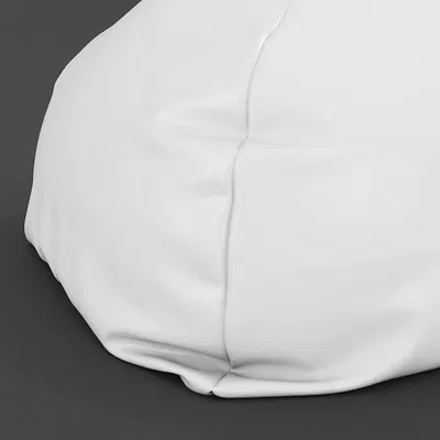 Leather Vase 05 – Bình hoa thấp vân da (3D print ready)