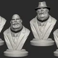 Mafia Boss Pack 3D Print Ready – Bộ Tượng Bán Thân Sẵn Sàng In 3D - Thumbnail 1