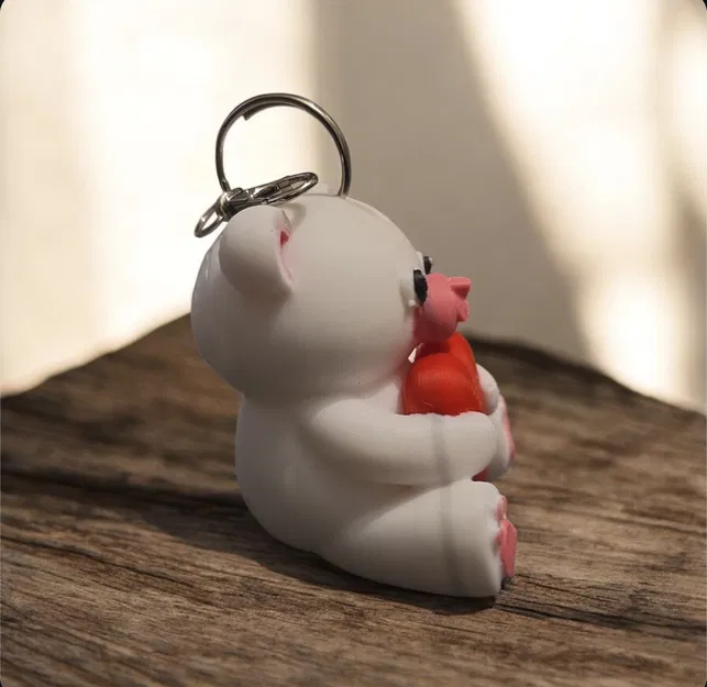 Móc Khóa Gấu Valentine (Valentines Bear Keyring) - Image 4