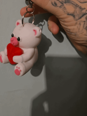 Móc Khóa Gấu Valentine (Valentines Bear Keyring) - Image 6