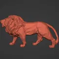 Tượng Sư Tử LowPoly sẵn sàng cho in 3D - Thumbnail 3
