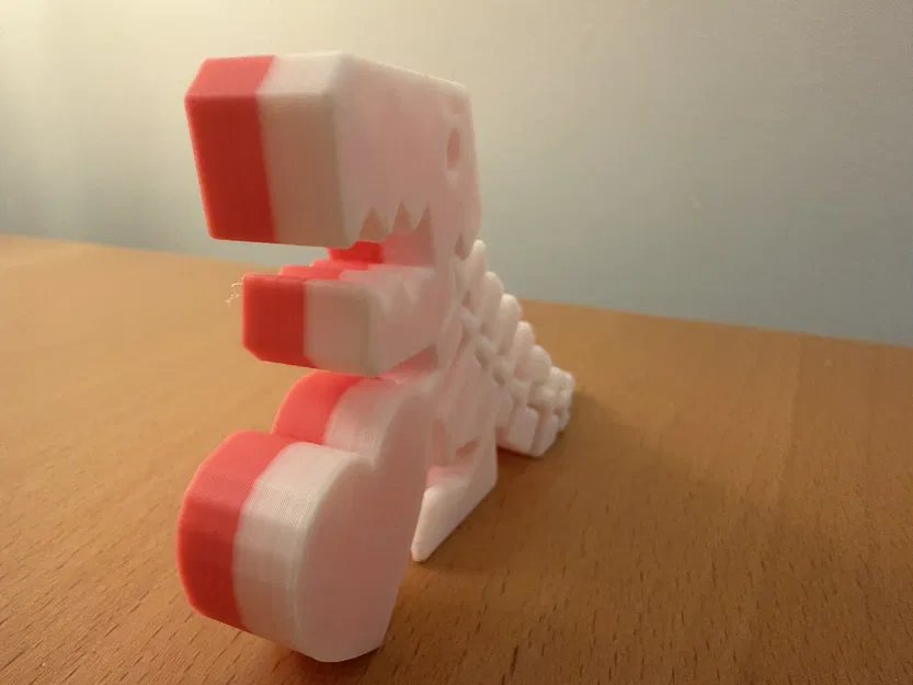 FlexiRex T-Rex dẻo bản Trái Tim Valentine (in sạch, không cần supports) - Image 6