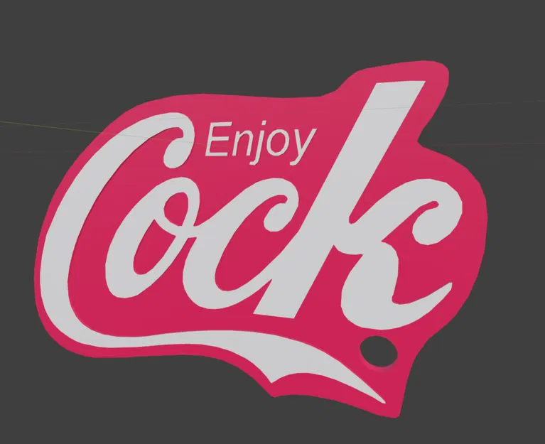 enjoy COKE ( COCK ) - móc khóa - Image 1