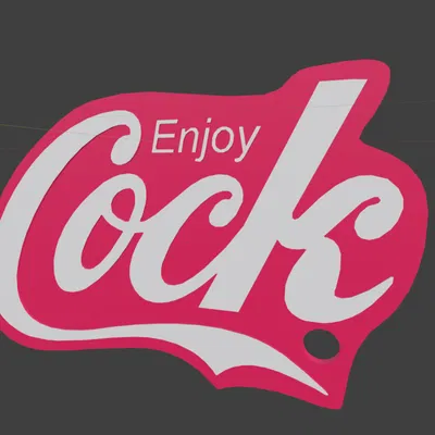 enjoy COKE ( COCK ) - móc khóa