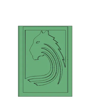 Khuôn Lion Wave – File Vector Art sẵn sàng Laser Cut & 3D Printable