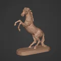 Tượng Ngựa Cartoon LowPoly Sẵn Sàng In 3D - Thumbnail 3