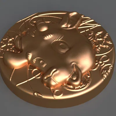 Goal_4Fd6b4F - Mẫu 3D Goal kèm khuôn texture (soap/chocolate/candle)