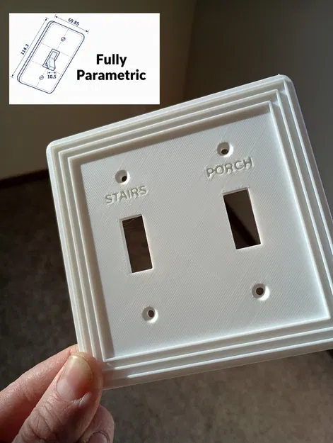 PrecisionFit: Hệ Plate Ốp Tường & Gasket Tham Số (Parametric) - Image 1