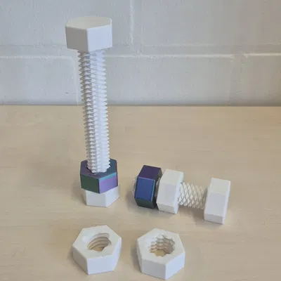 Bu lông 2 chiều kèm nắp - bản dài & siêu dài (multidirection/dualthread)