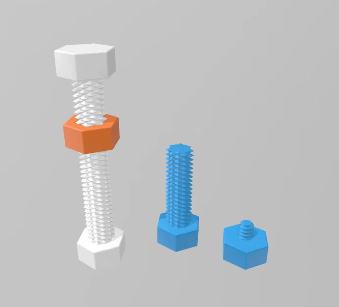 Bu lông 2 chiều kèm nắp - bản dài & siêu dài (multidirection/dualthread) - Image 3