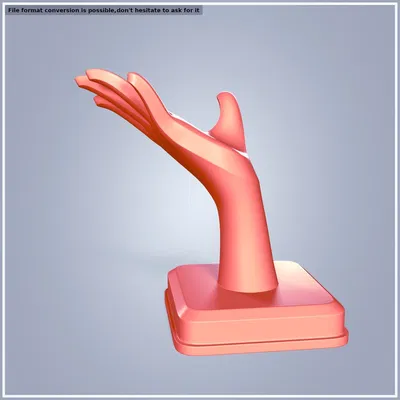 Tượng Bàn Tay Trừu Tượng Sẵn Sàng Cho In 3D
