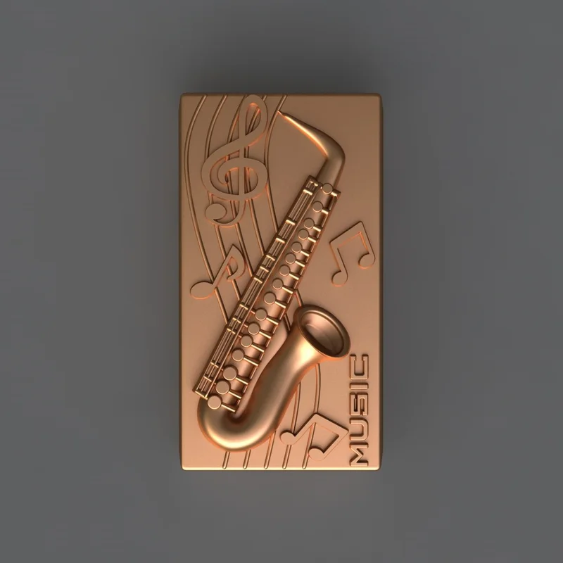 Saxophone_l4xOT – Mẫu 3D khuôn kèn Saxophone
